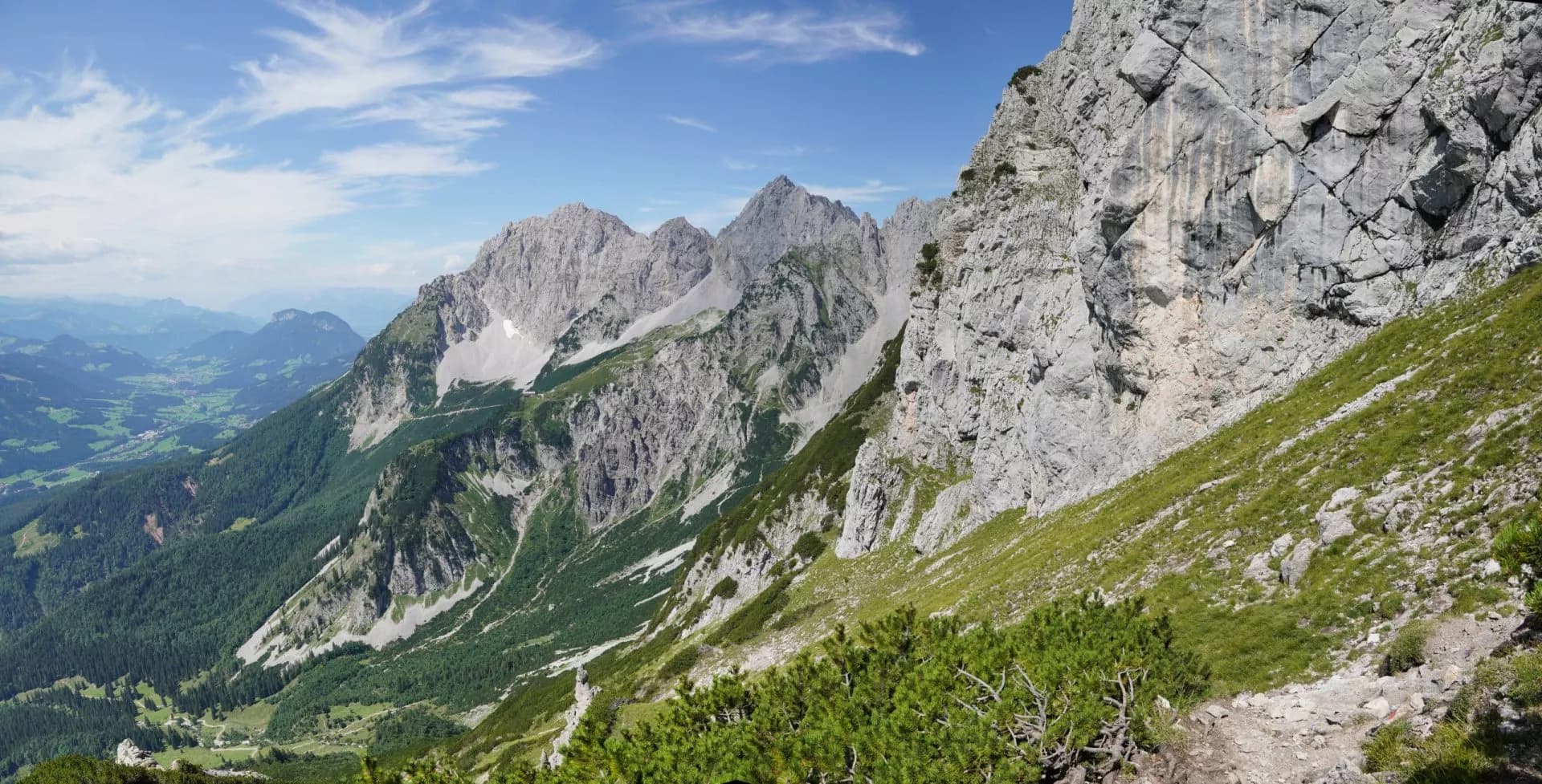 Wanderung Kleines Törl von Süden im Wilden Kaiser