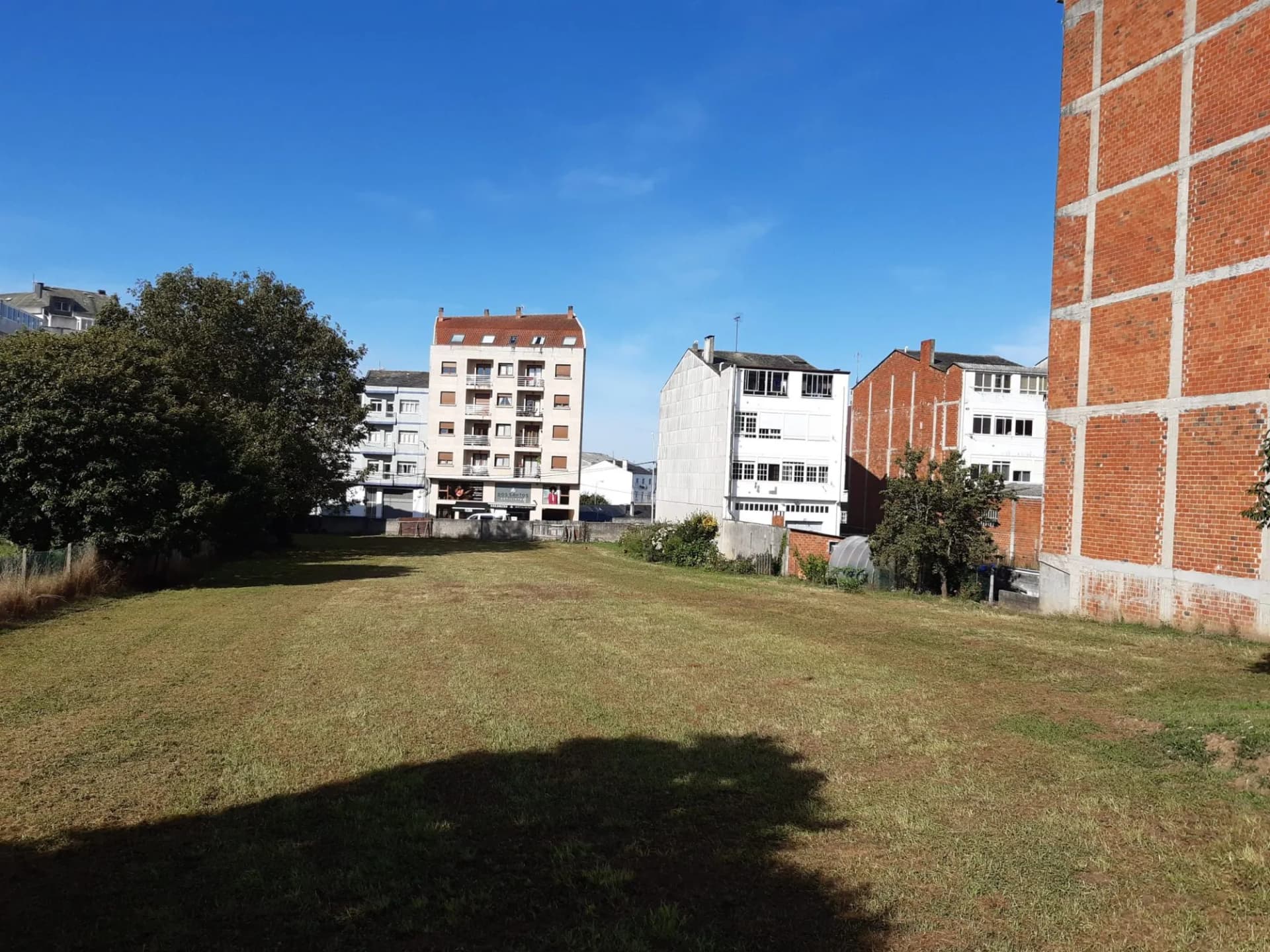 Panorámica de un barrio en Vilalba, Galicia