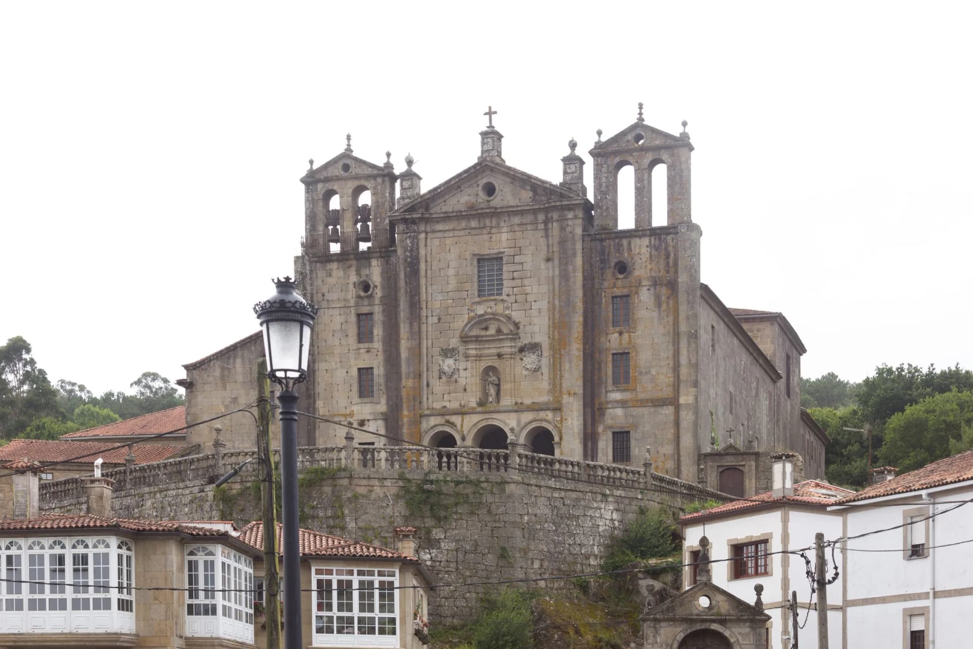 Views of the town of Padrón, Pontevedra, Galicia, Spain.