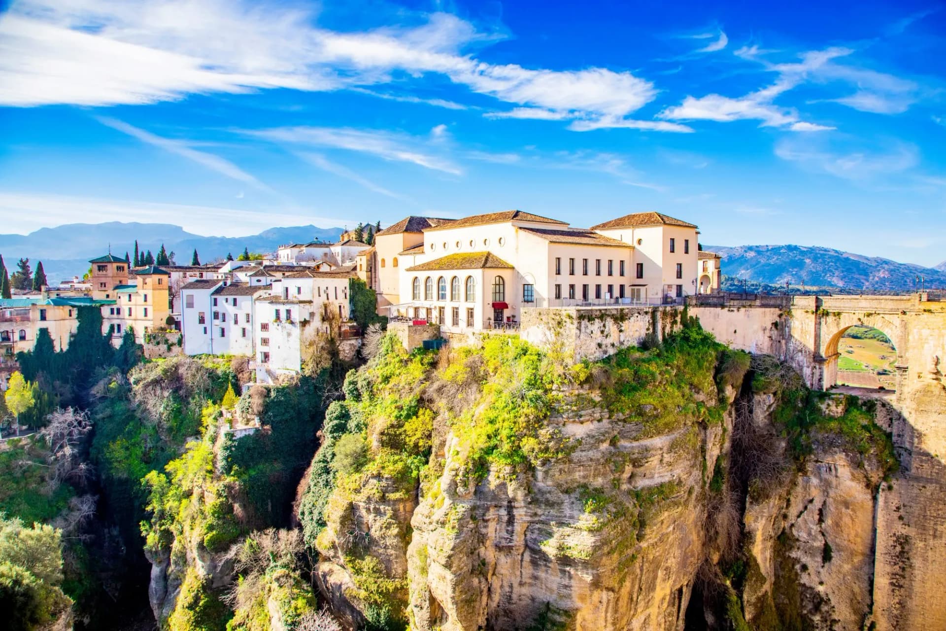 Ronda town view spain