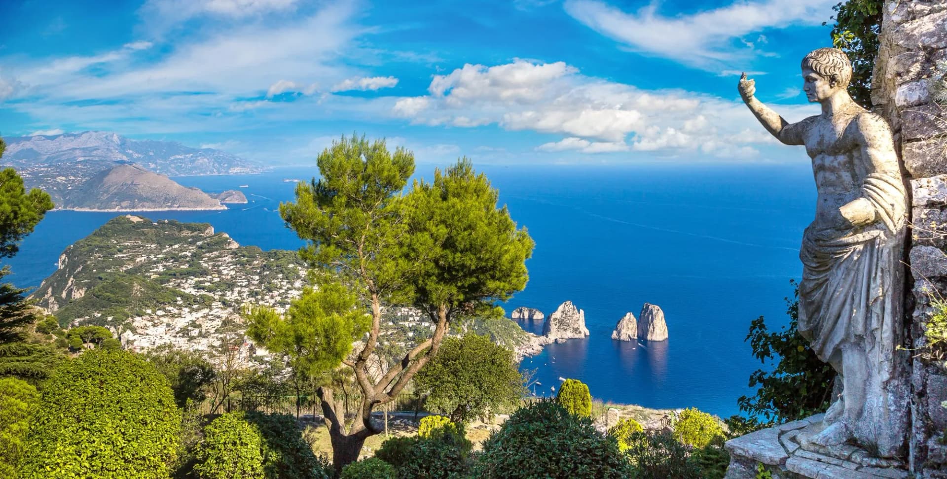 Capri island  in Italy