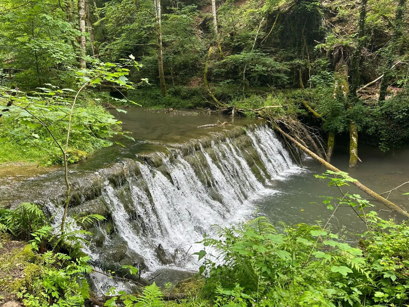 waterfall from blumberg to loffingen