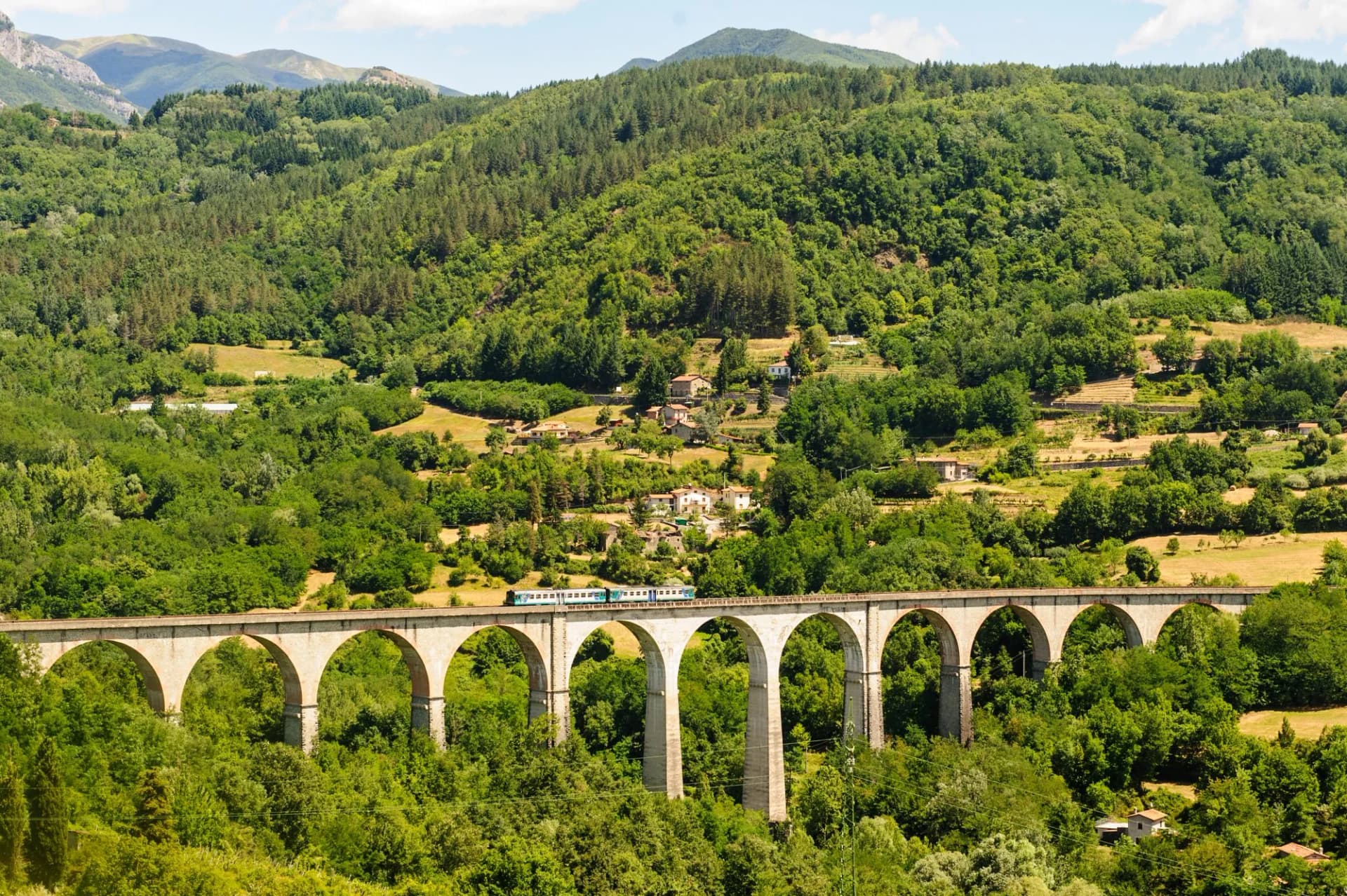 Landscape in Garfagnana (Tuscany)
