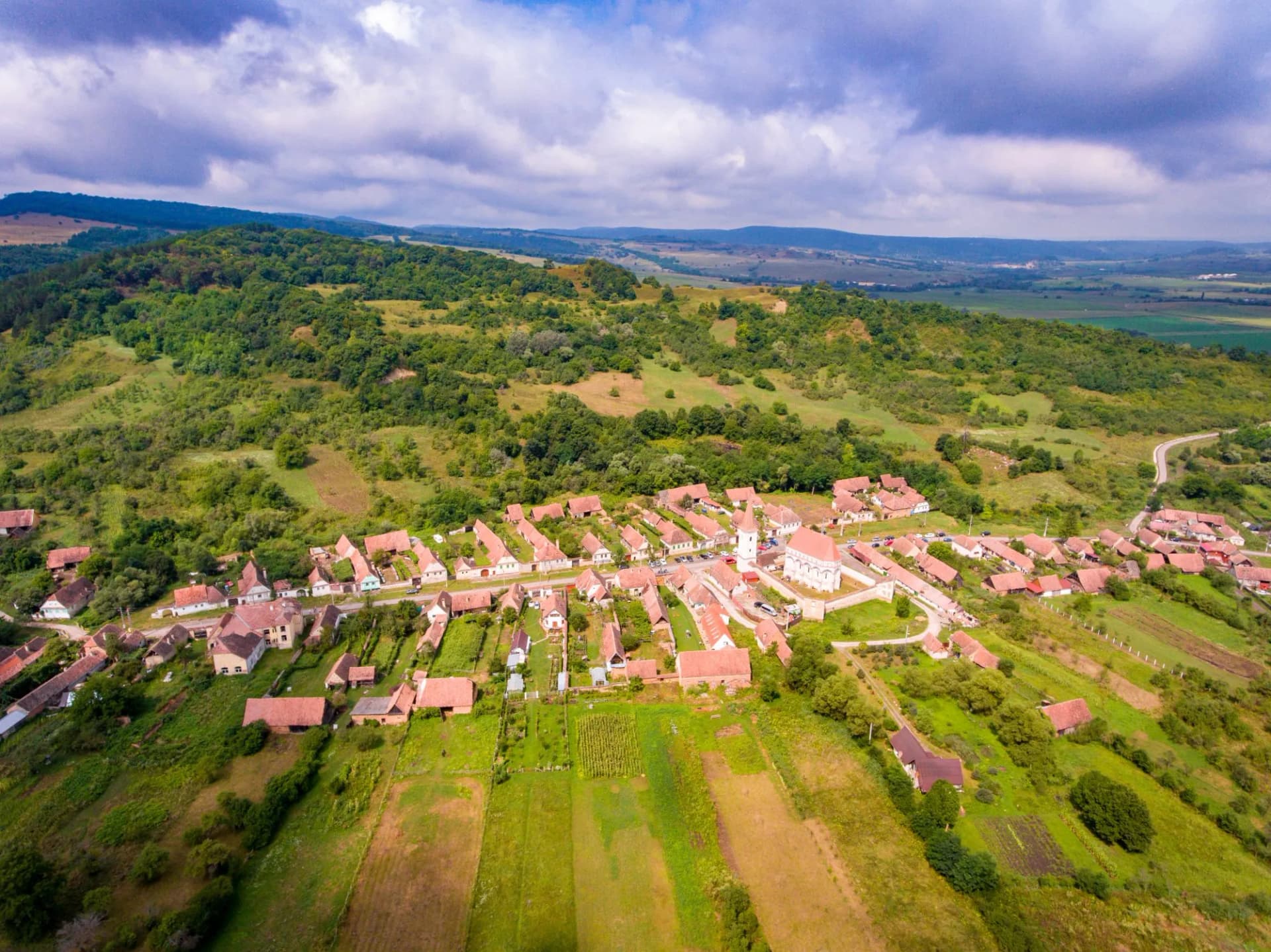 Cloasterf Saxon Village and Fortified Church in Transylvania, Romania