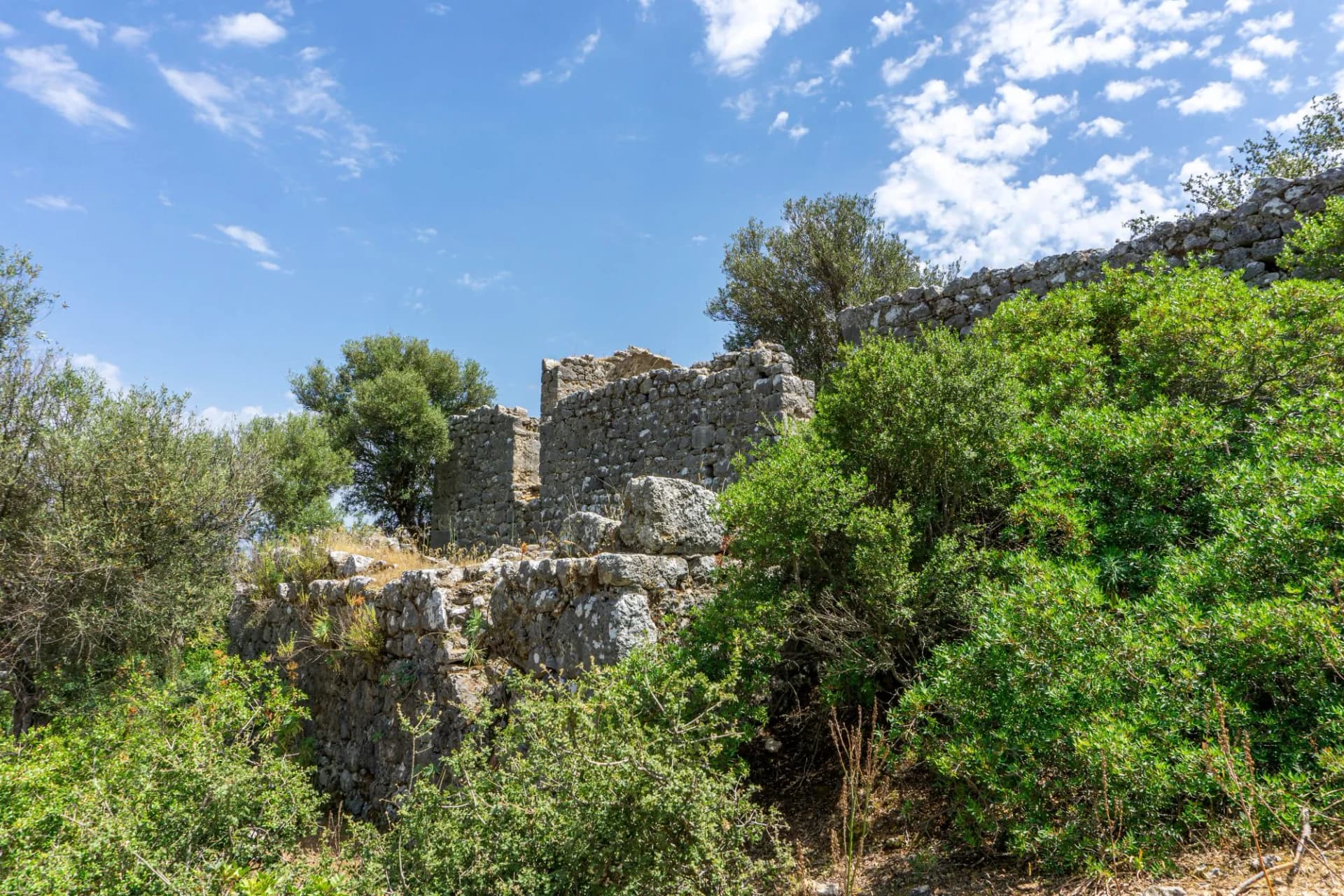 the scenic view of Karadere sandy beach near to the Patara beach divided by the esen river, Fethiye, Turkey