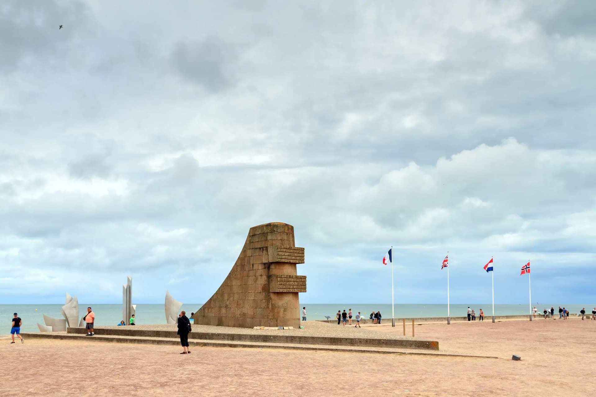 Omaha beach monument