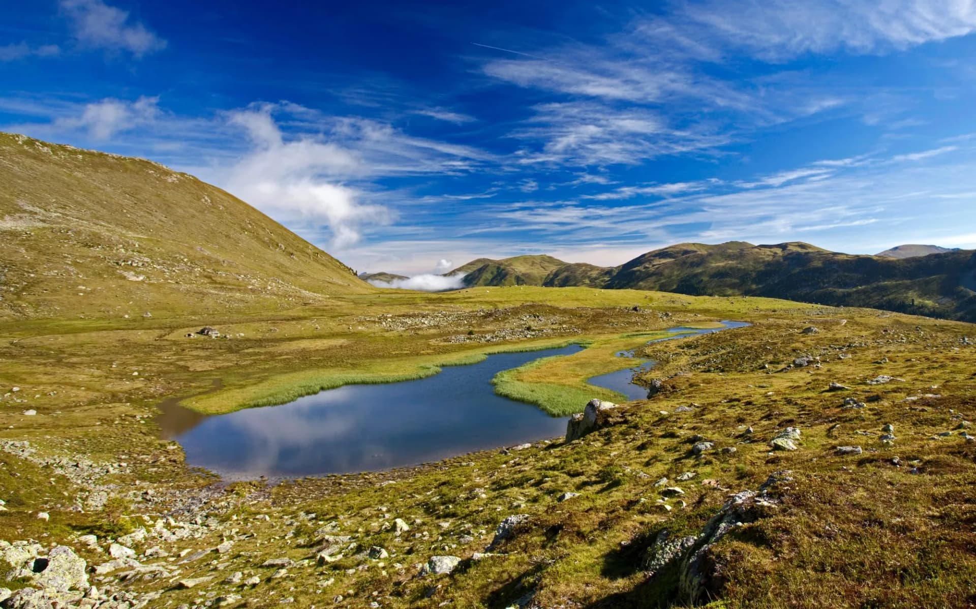 Der Rosaninsee im Thomatal