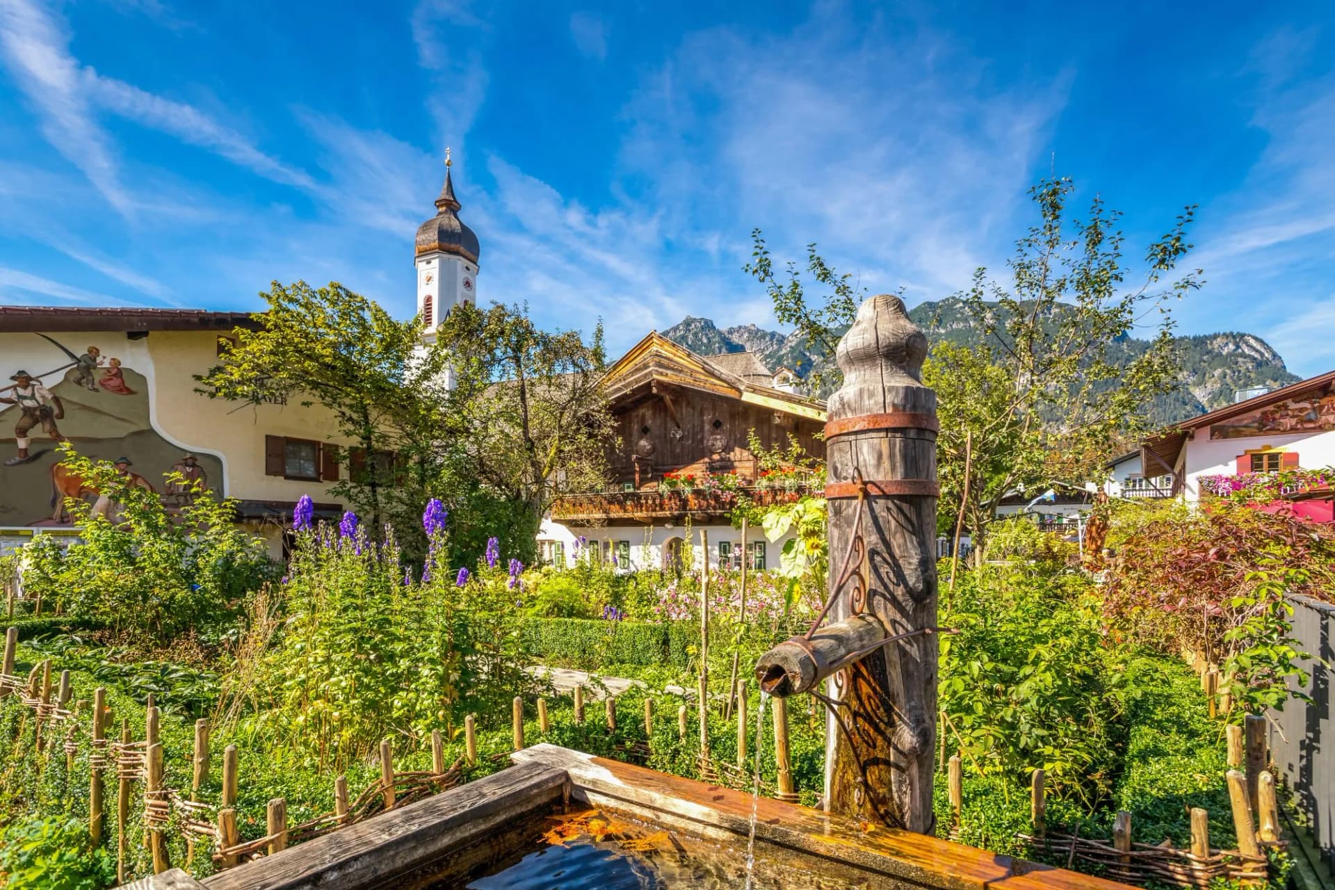 Historisches Garmisch, Garmisch-Partenkirchen, Deutschland