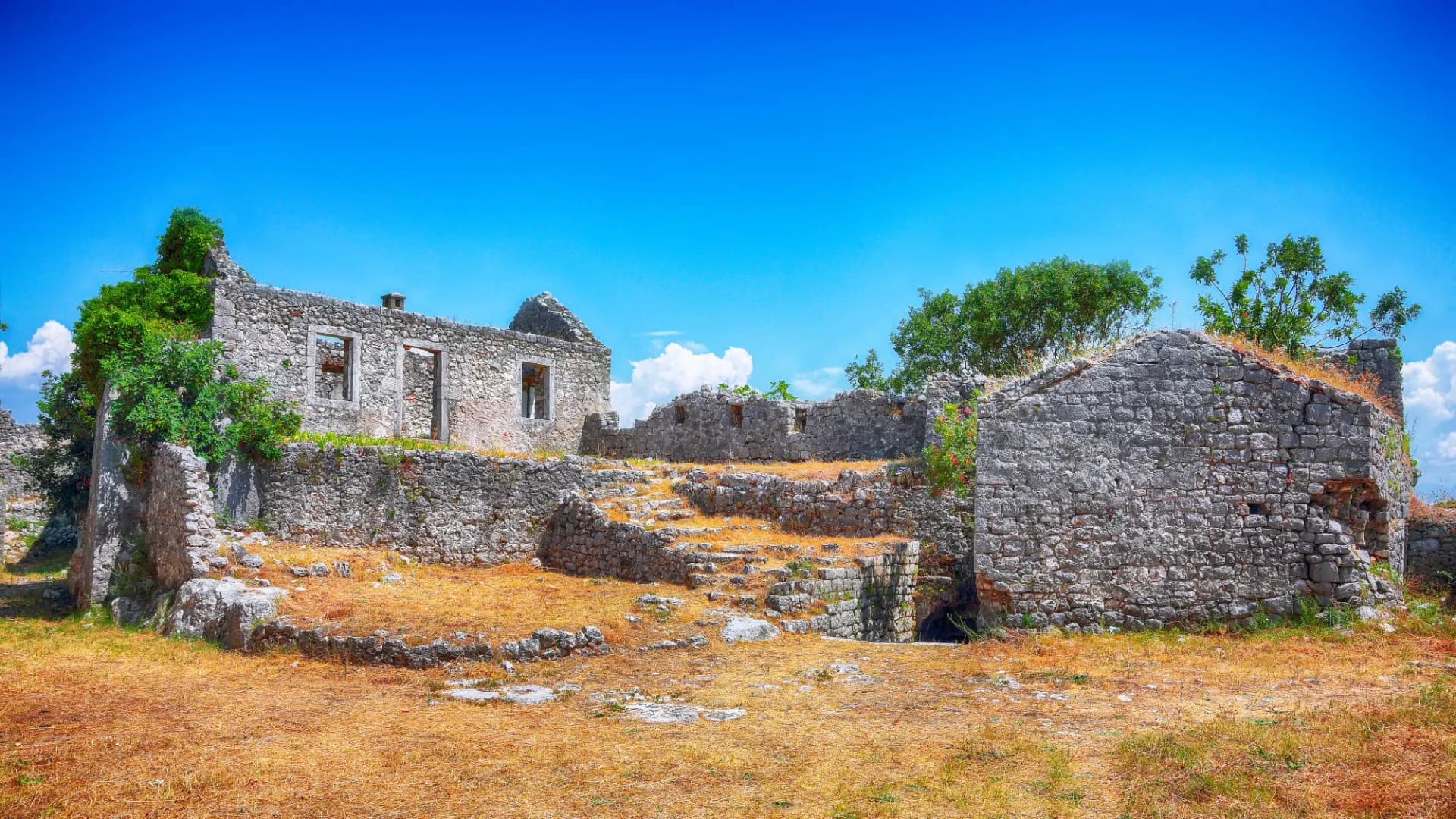 View of  Zabljak Crnojevica Fortress ruins