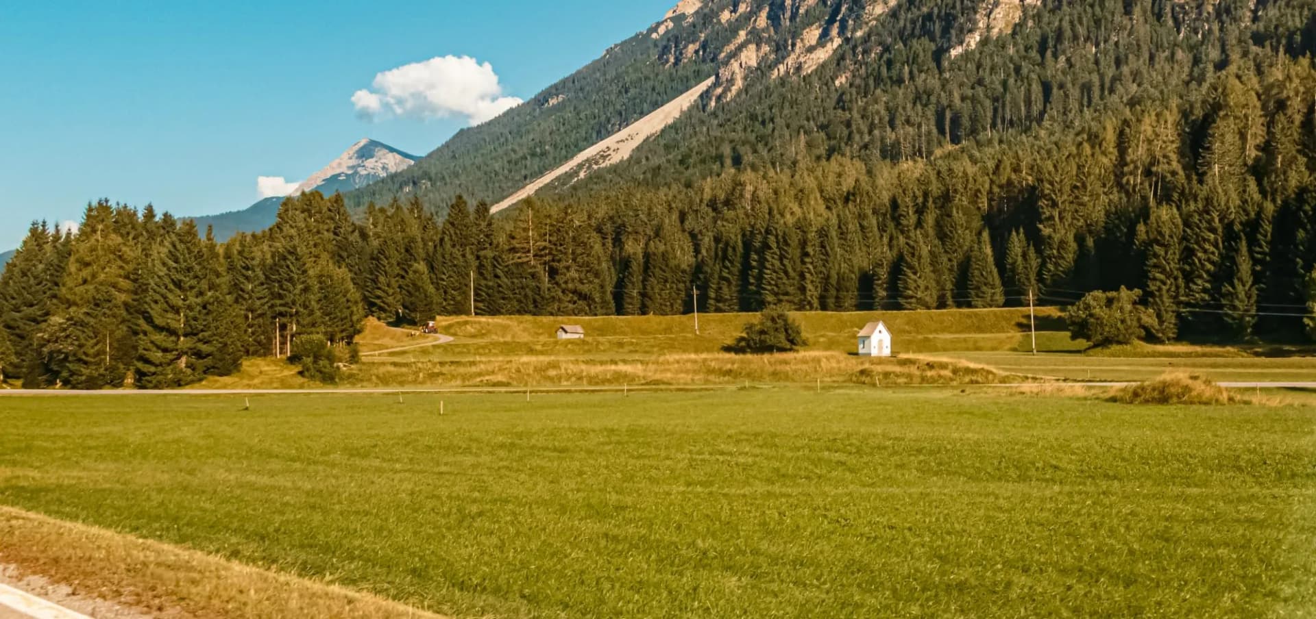 Beautiful alpine summer view near Forchach, Tyrol, Austria
