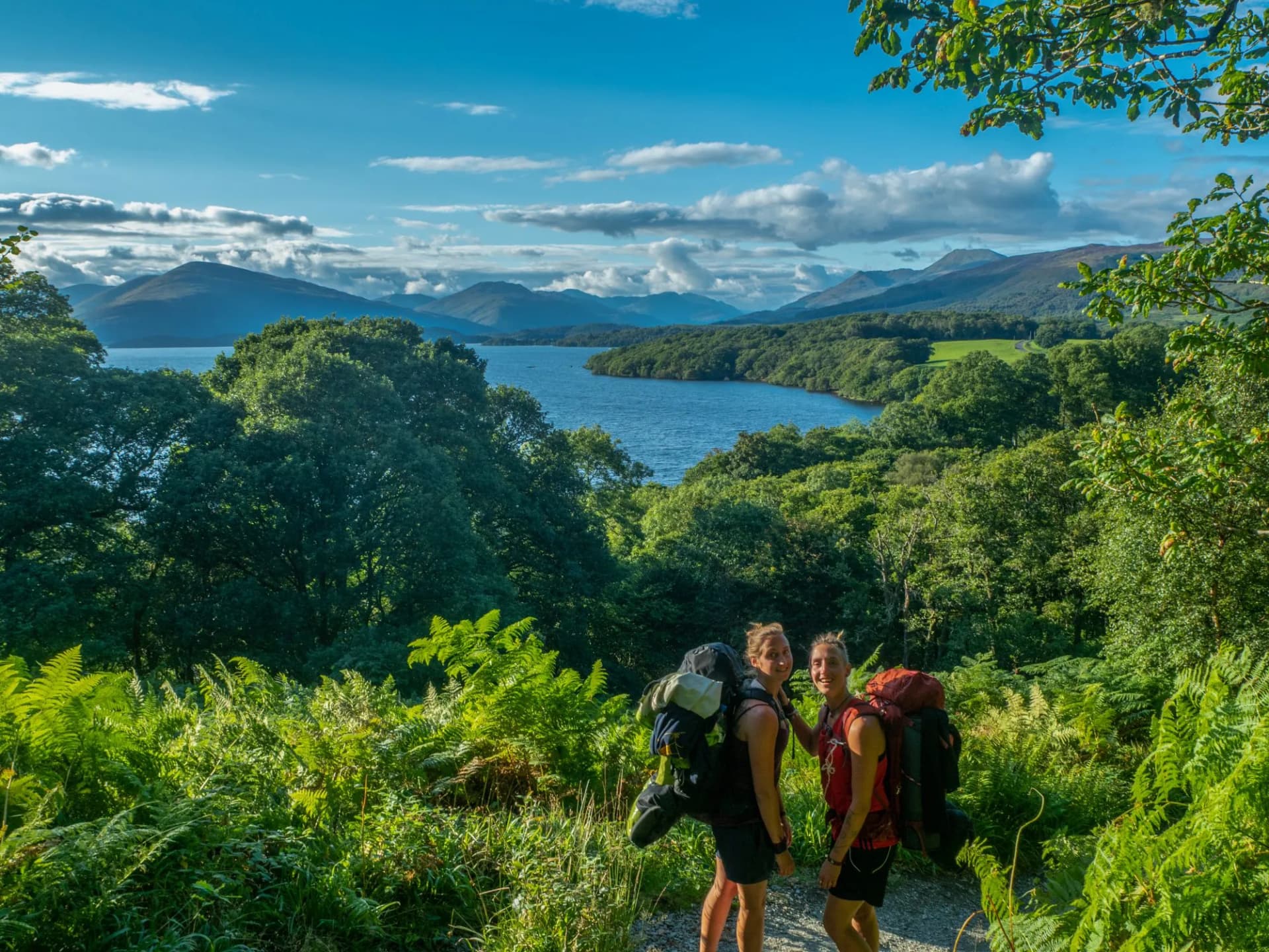 Loch Lomond hikers