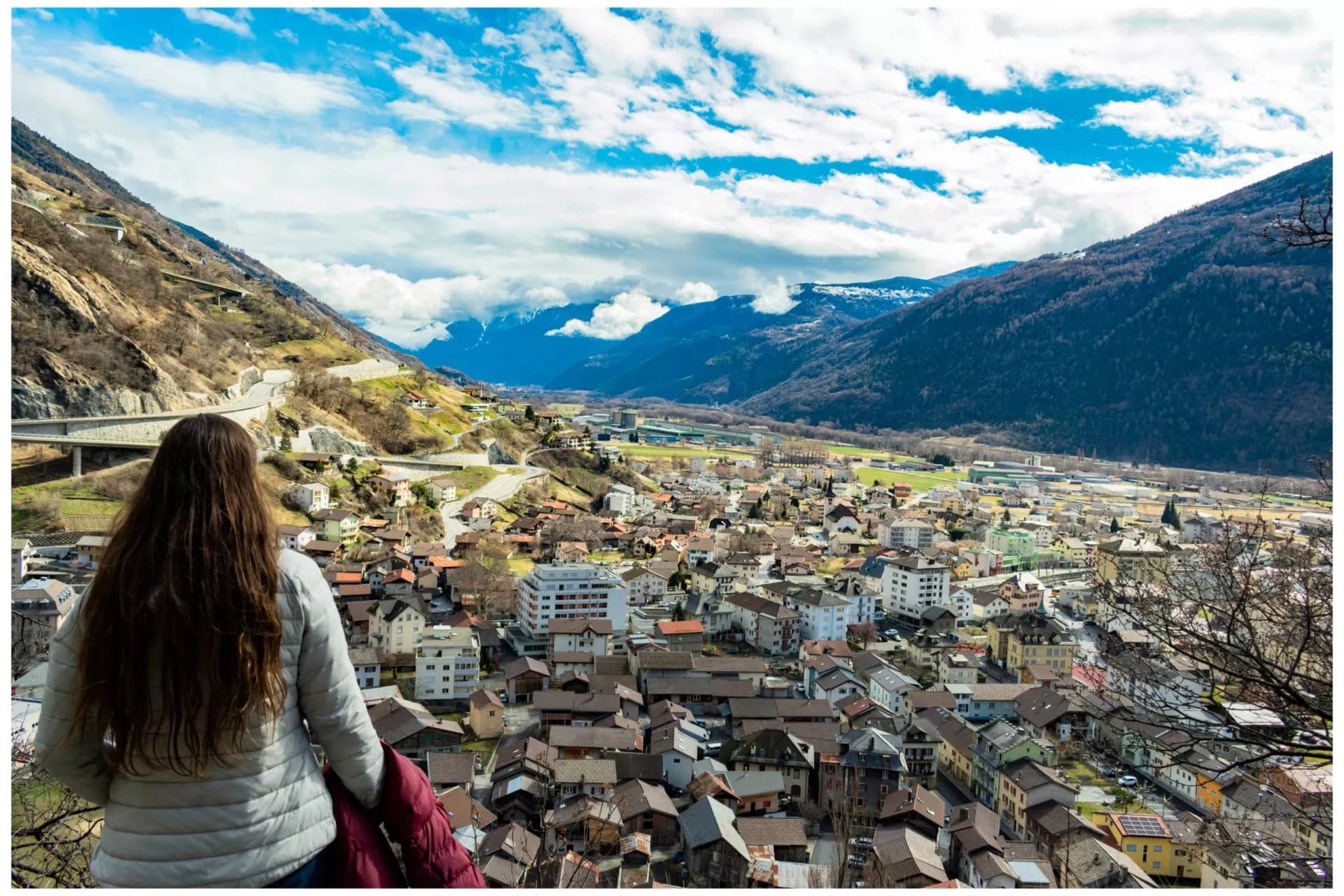 arriving in gampel steg