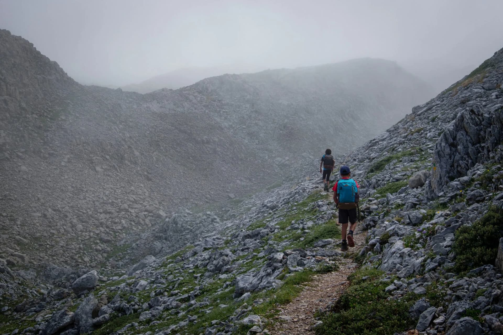 ruta de las Golondrinas, collado de Petrechema, pirineos occidentales, , Huesca, Aragón, Spain, Europe