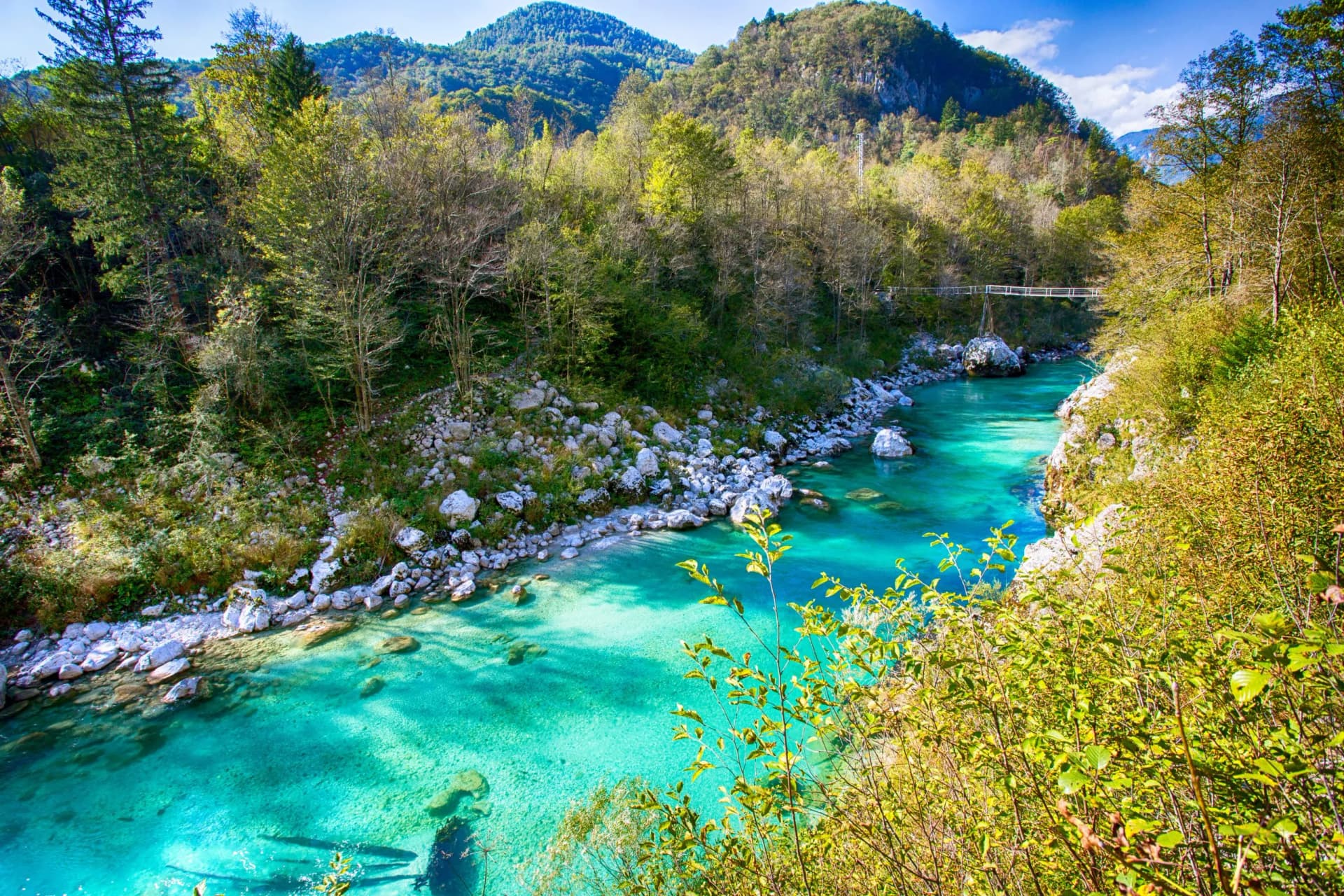 Soca river in Slovenia
