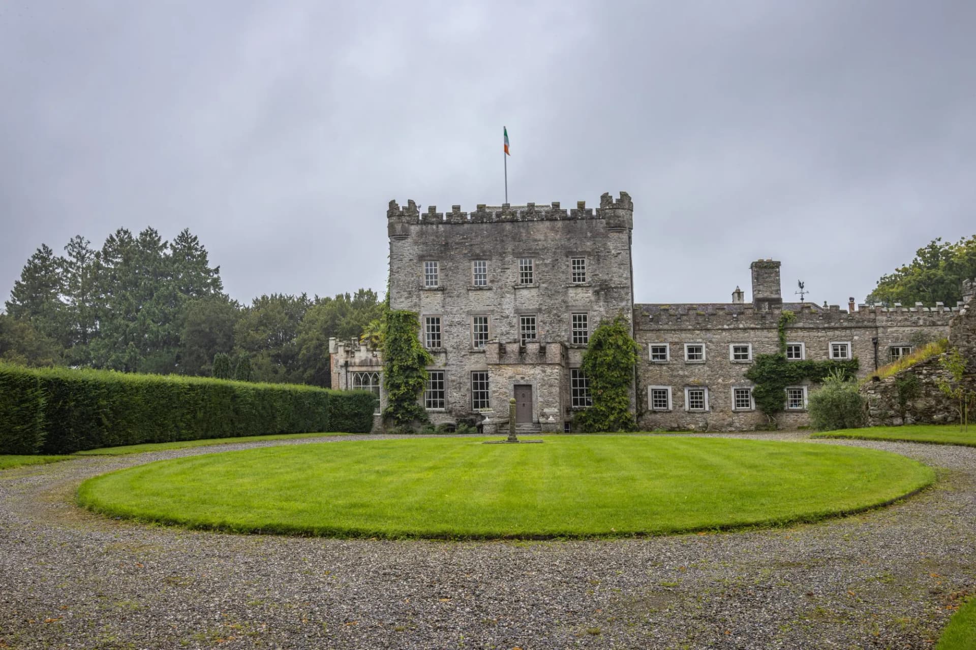 Ireland, Clonegall - August 31 2023 "Huntington Castle and Gardens in Clonegall town"
