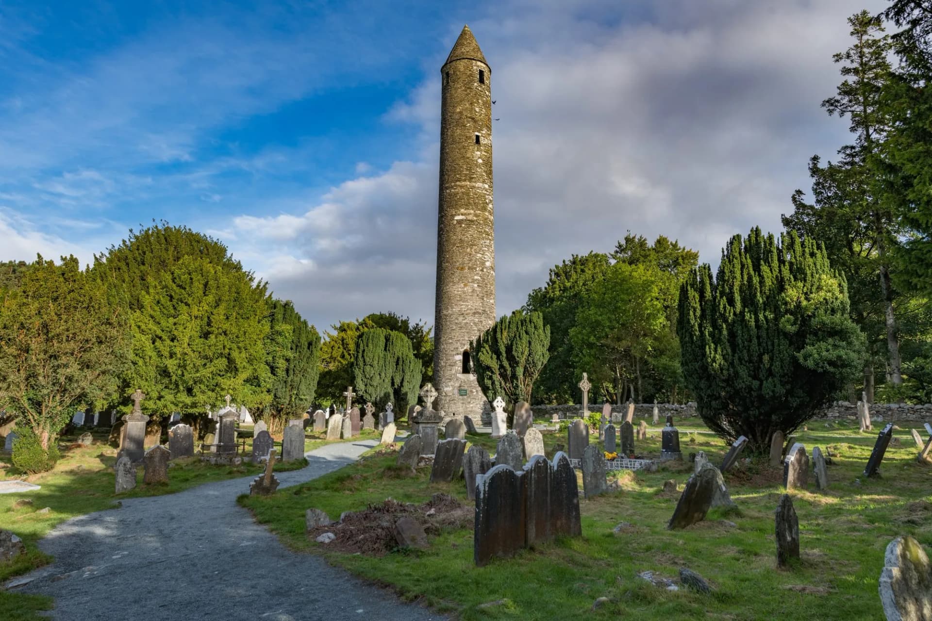 Glendalough village in Wicklow, Ireland