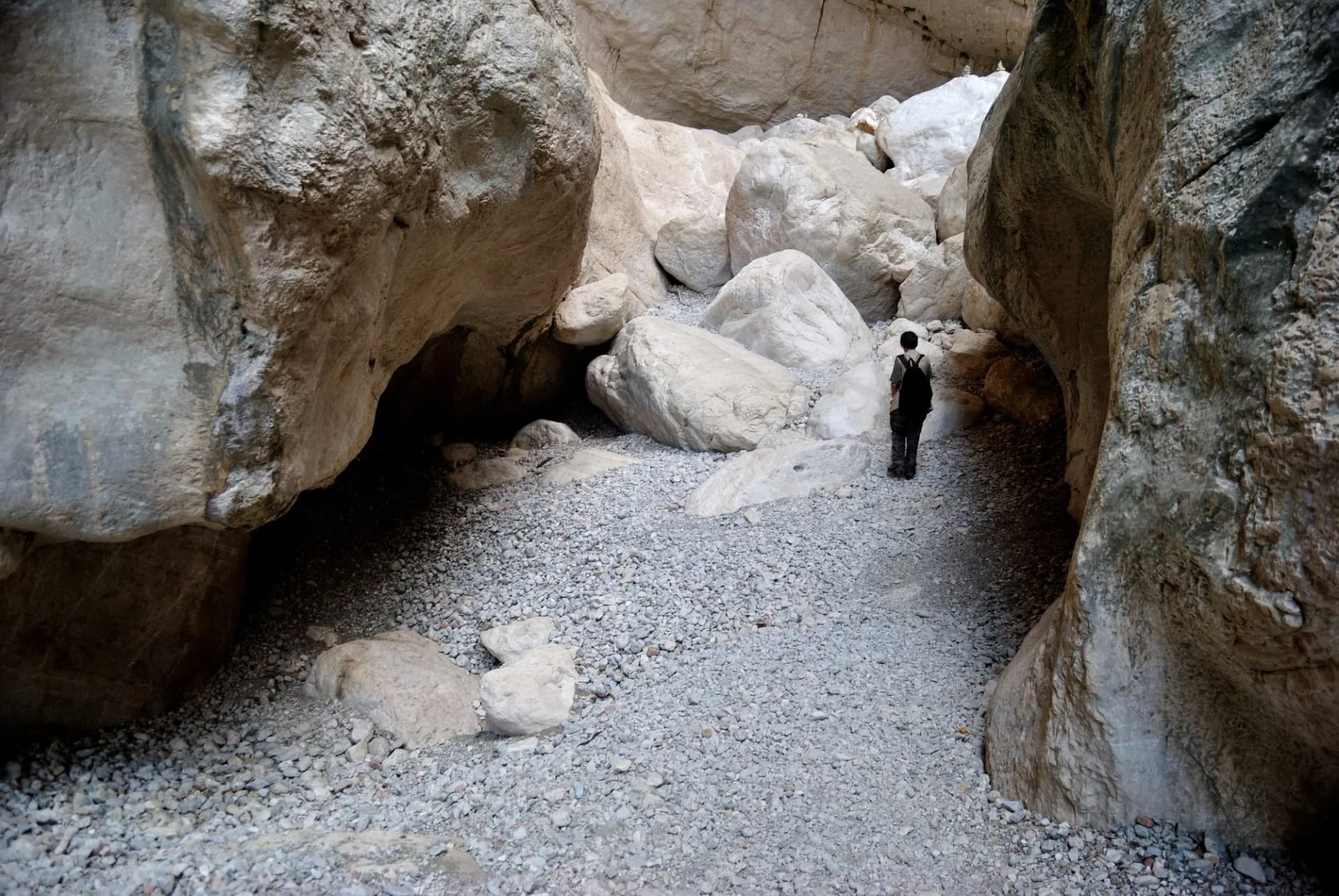 Vista della gola di Gorropu