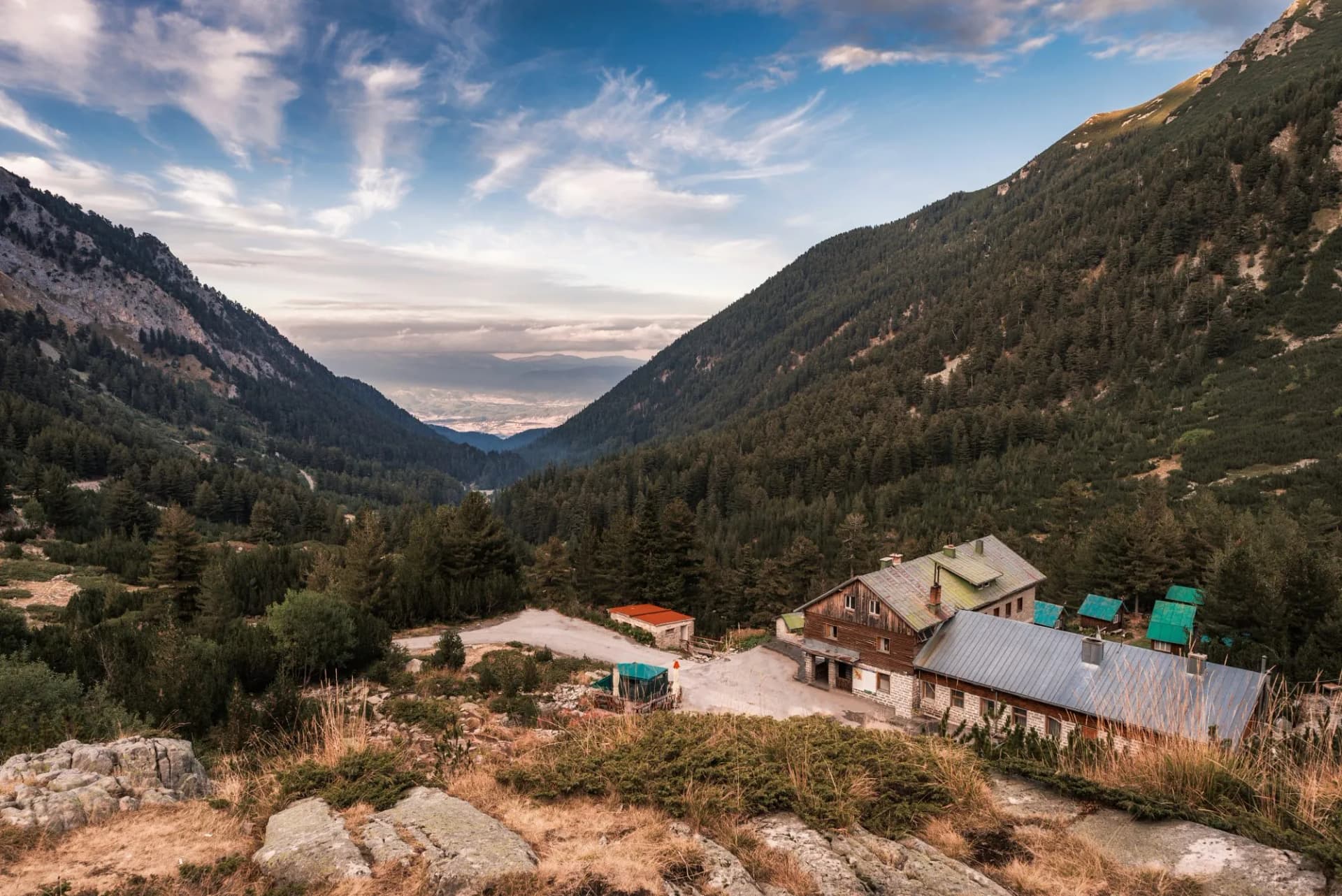 Vihren hut in Pirin Mountain, Bulgaria