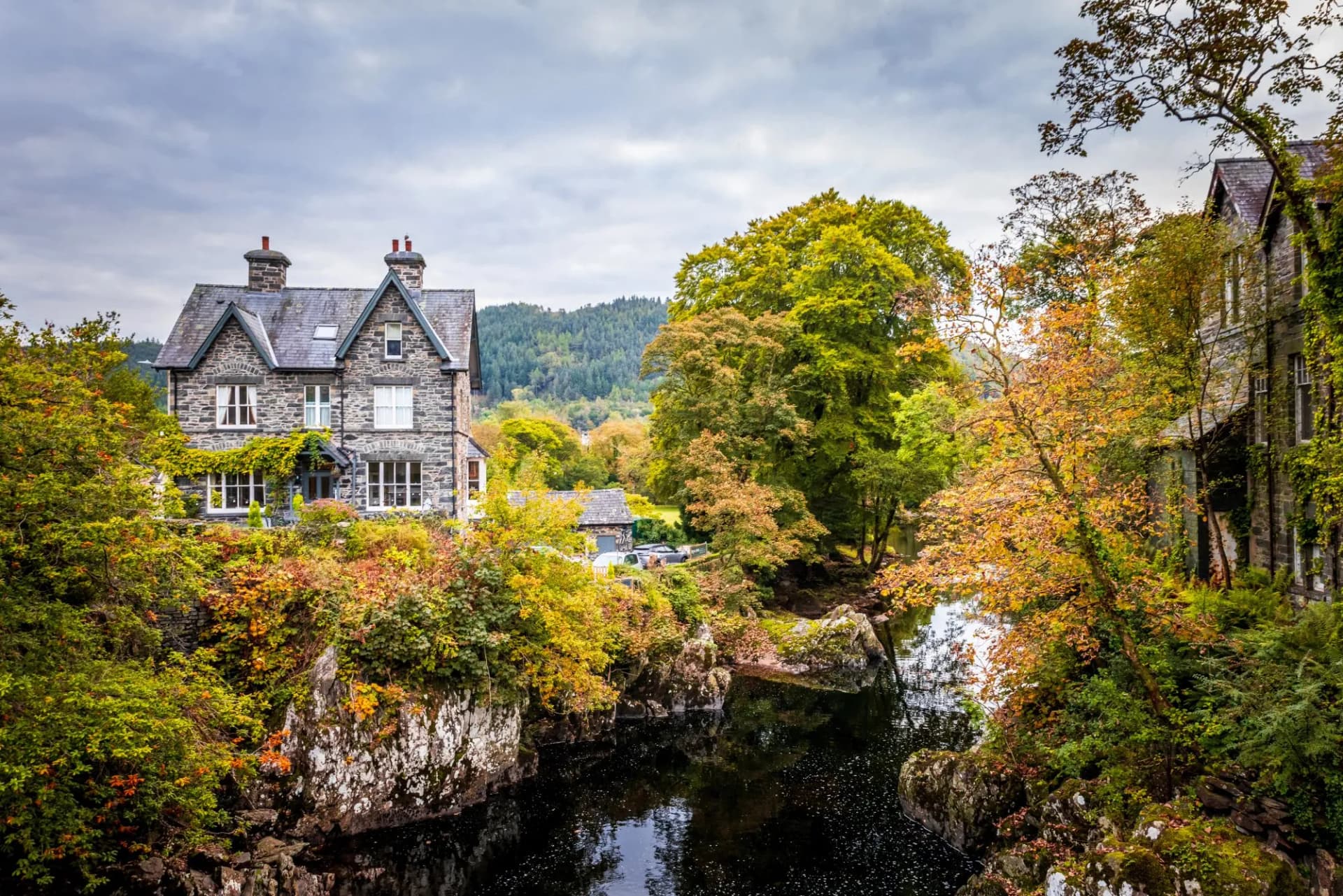 Betws-y-Coed village, Snowdonia