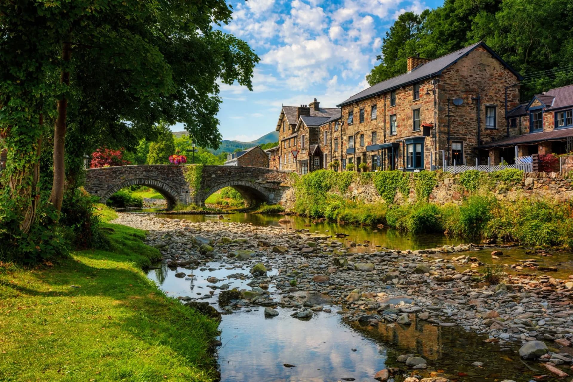Beddgelert village, Snowdonia